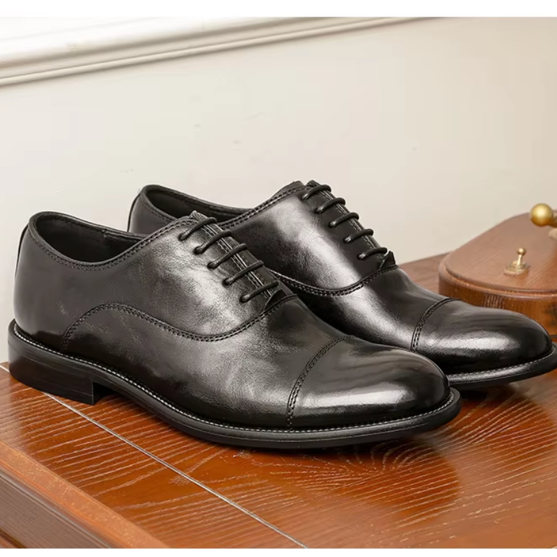 Drune | Elegante Leder Herrenschuhe Mit Schnürung Und Klassischem Design
