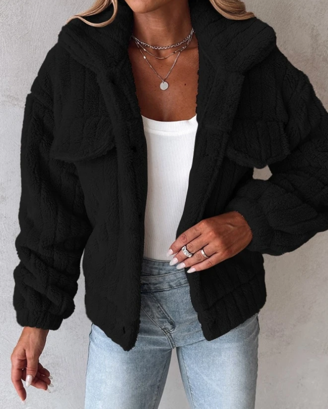 Drune | Kuschelige Teddyjacke Für Damen