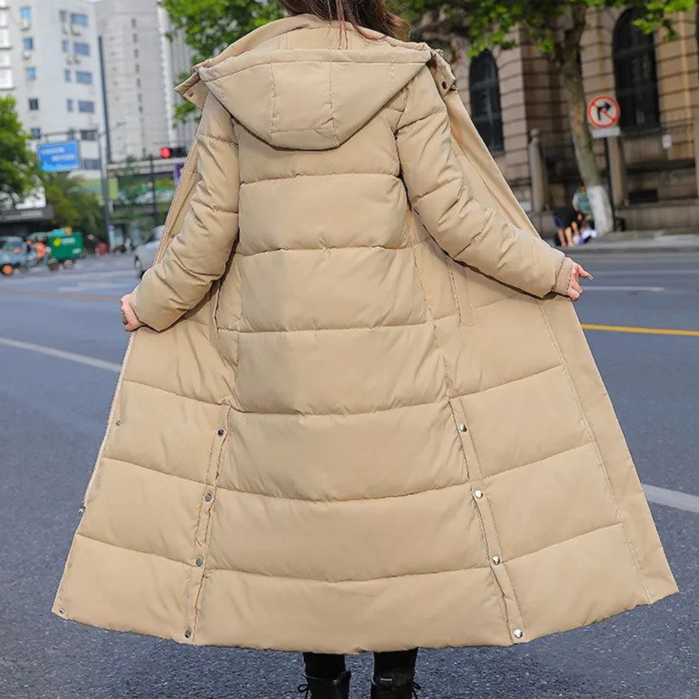 Drune | Parka Lange gesteppte Winterjacke für Damen