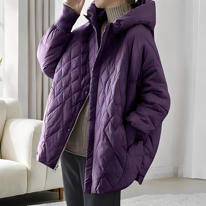 Drune | Lässiger Winter-Daunenmantel mit Reißverschluss für Damen