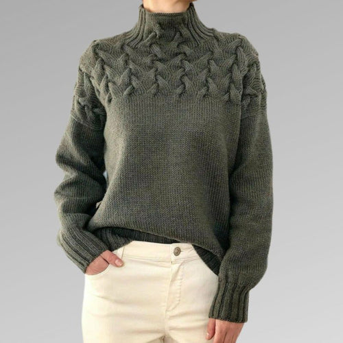 Drune - Damen klassischer gemütlicher Pullover