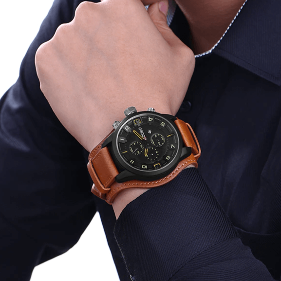 Drune | Luxe Navigator Uhr Lederband