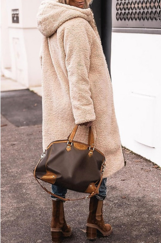 Drune | Warme Lange Jacke mit Kapuze