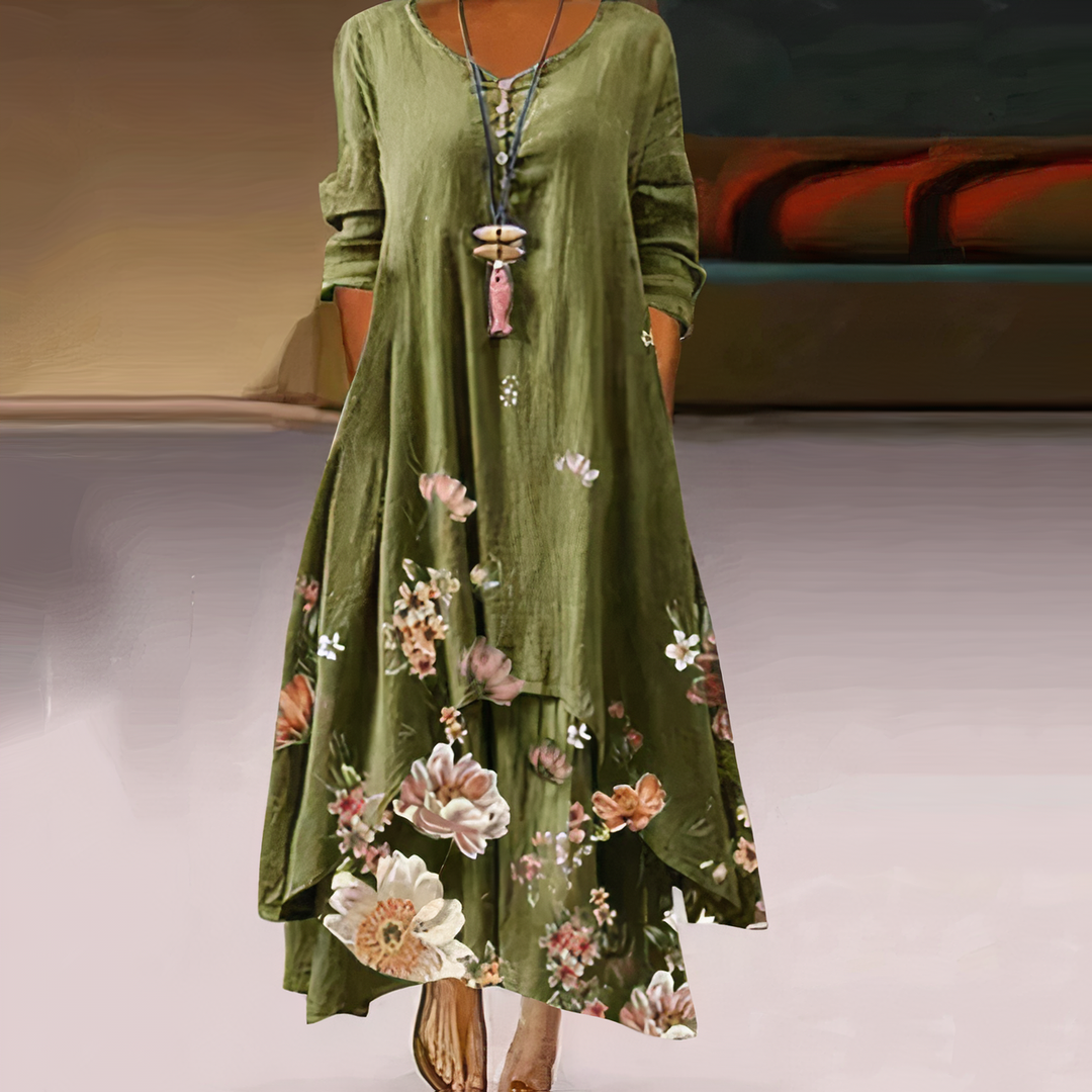 Drune | Elegantes Mode Baumwollkleid
