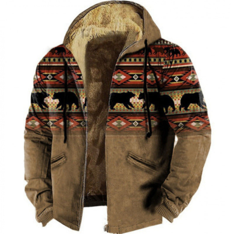 Drune | Hoodie Wollmix - Relaxed Fit Boho Stil