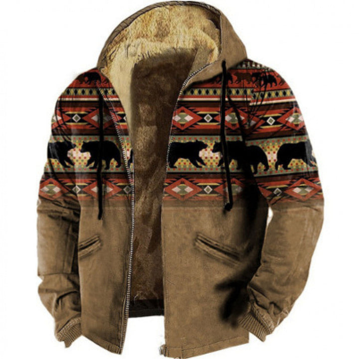 Drune | Hoodie Wollmix - Relaxed Fit Boho Stil