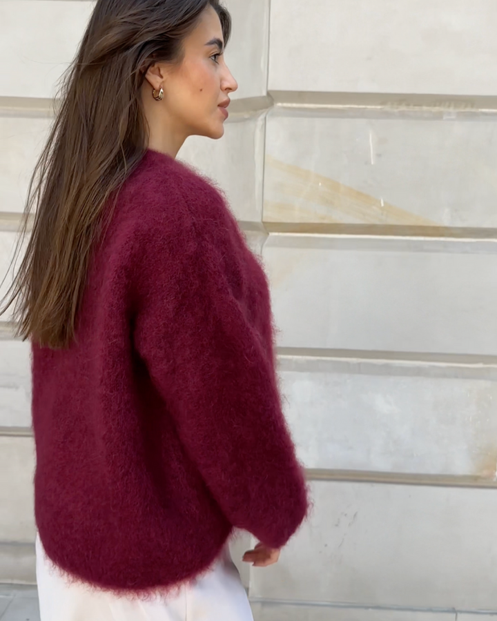 Drune | Mohair Mischpullover mit Rundhalsausschnitt