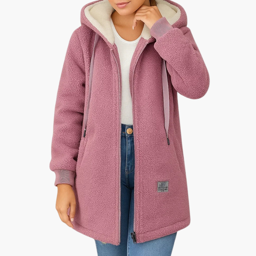 Drune | Fleecejacke mit Kapuze - Modischer Komfort für Freizeit & Alltag