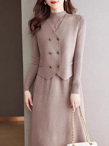 Drune | Strickjacke und Kleid für Frauen
