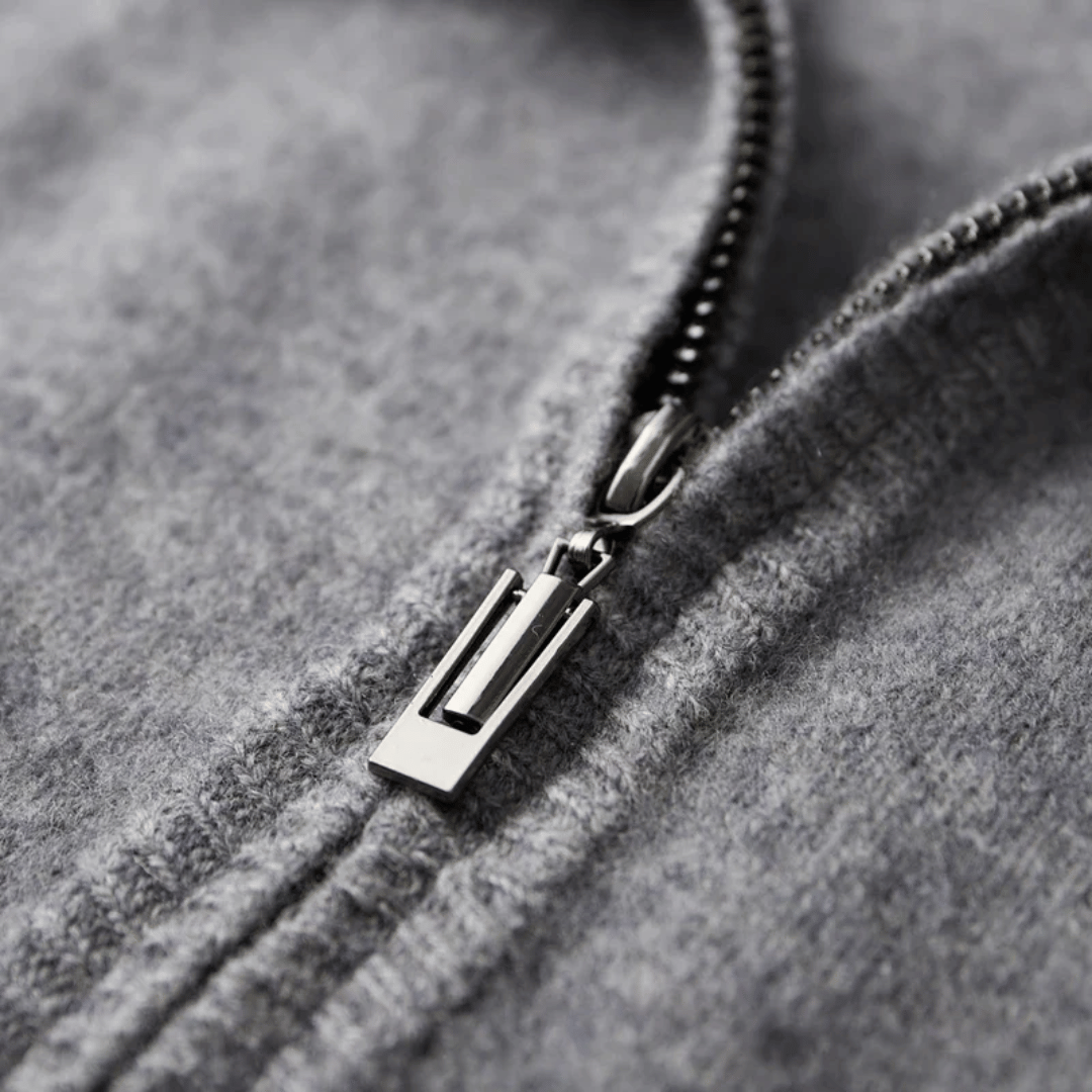 Drune | Amari Cashmere Zip Jacke