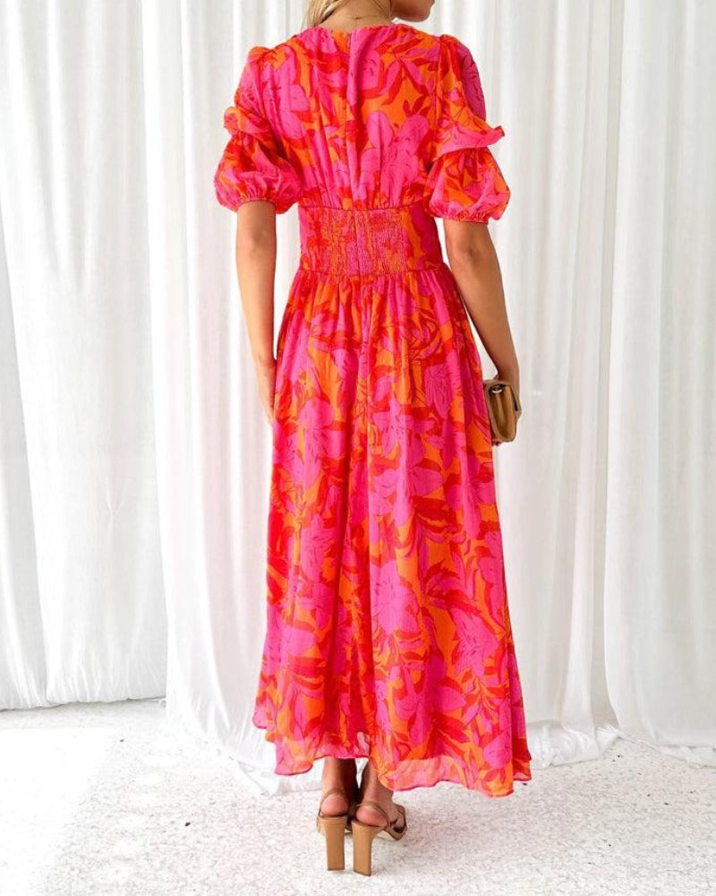 Drune | Rosa Maxikleid