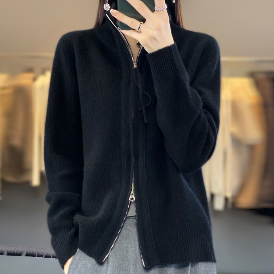 Drune | Strickjacke mit Elegantem Design und Reißverschluss