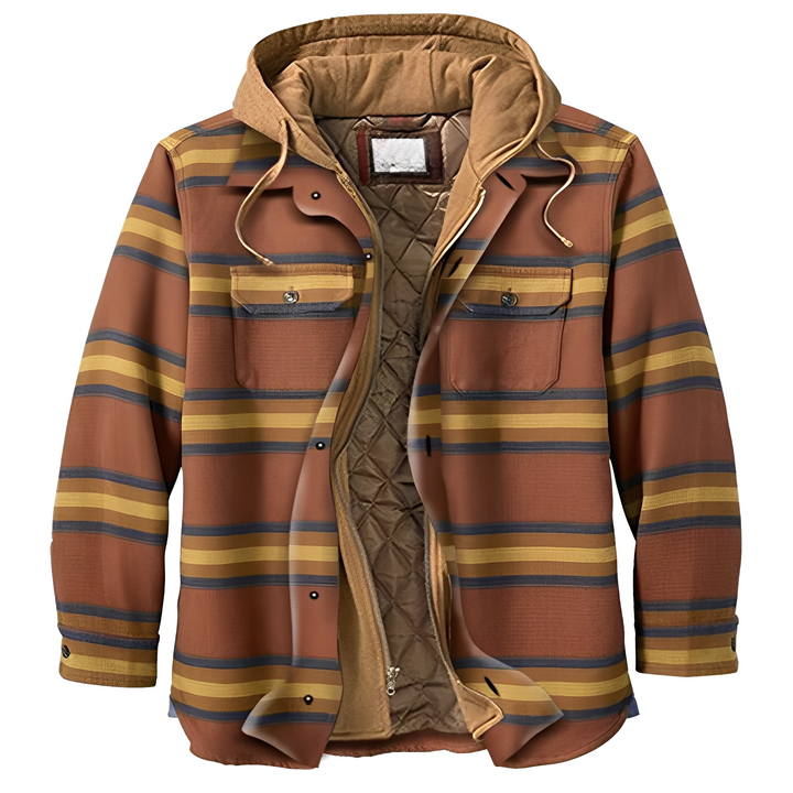 Drune | Casual Flanelljacke mit Karomuster für Männer