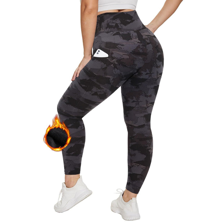 Drune | Wunderschöne Enganliegende Fleece Wollleggings