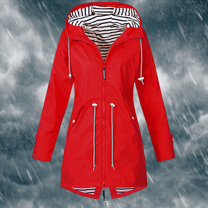 Drune | Wasserdichte Regenjacke für Damen
