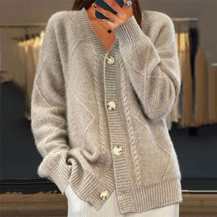 Drune | Strickjacke mit V-Ausschnitt