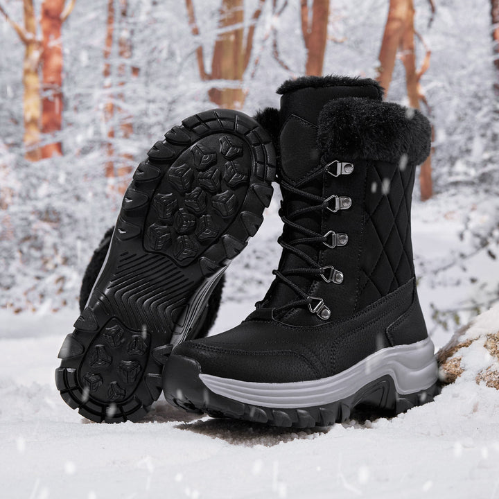 Drune | Lässige Winter Fleece-gefütterte Stiefel für Frauen