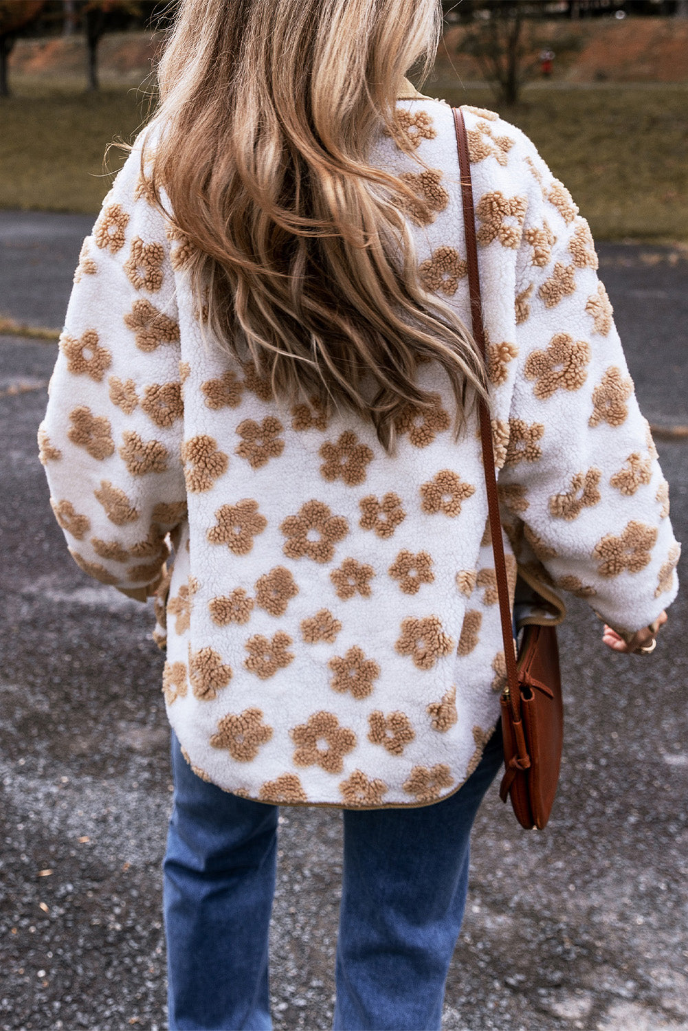 Drune | Fleecejacke Mit Blumenmuster Für Frauen
