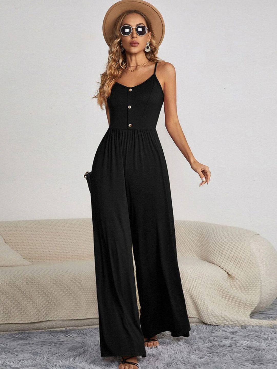 Drune | Bequemer Baumwoll-Jumpsuit für Damen | Lässig und Atmungsaktiv
