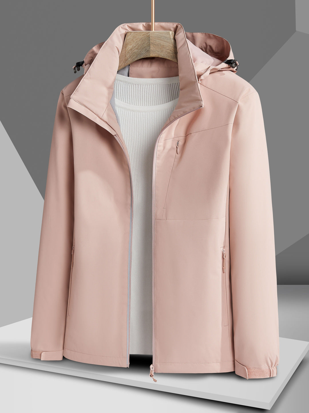 Drune | Wasserdichter Winter-Casual mit Kapuze und Fleece-Futter für Frauen Ideal für Herbst und Winter