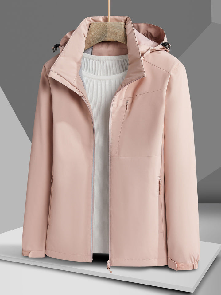 Drune | Wasserdichter Winter-Casual mit Kapuze und Fleece-Futter für Frauen Ideal für Herbst und Winter