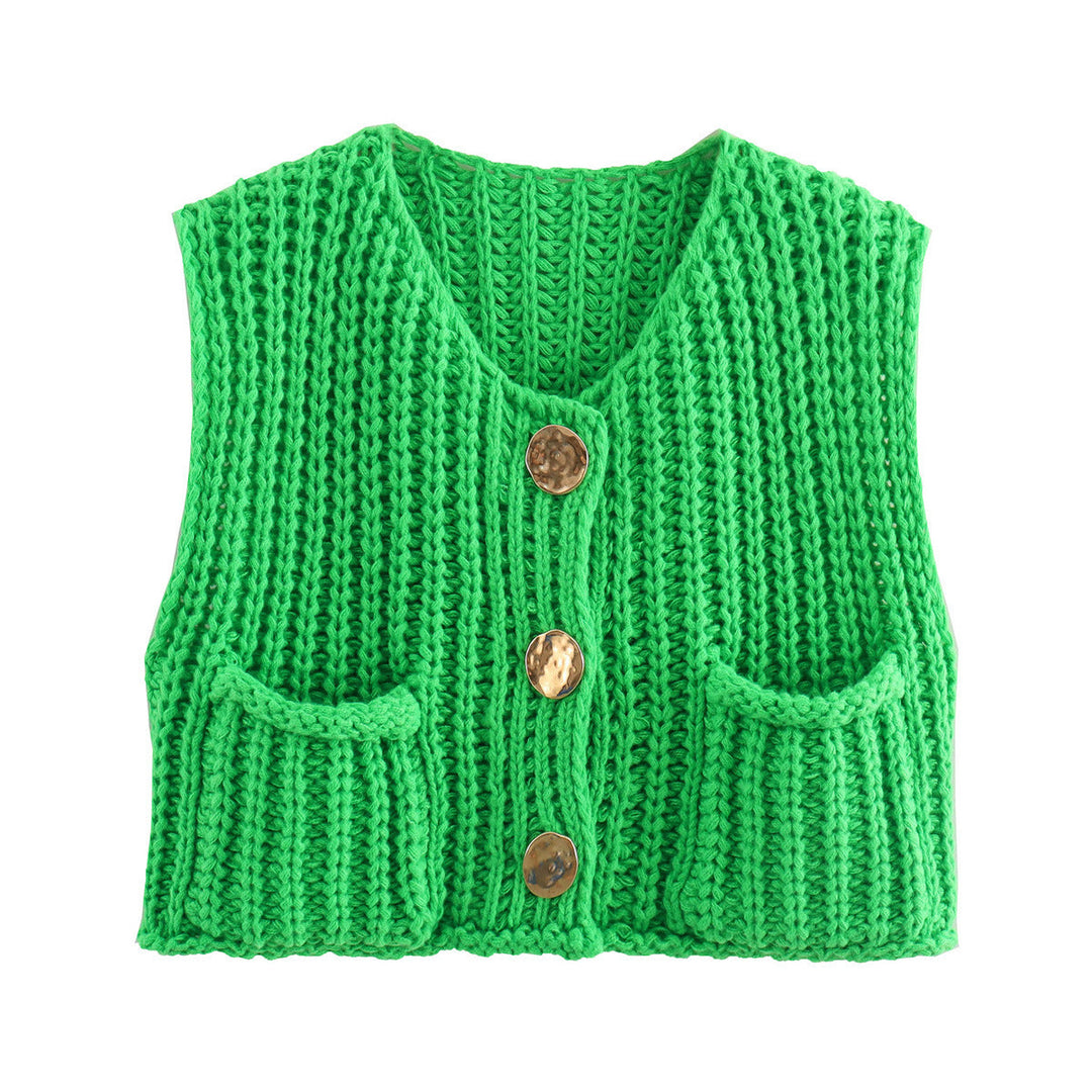 Drune | Ärmellose Gestrickte Weste