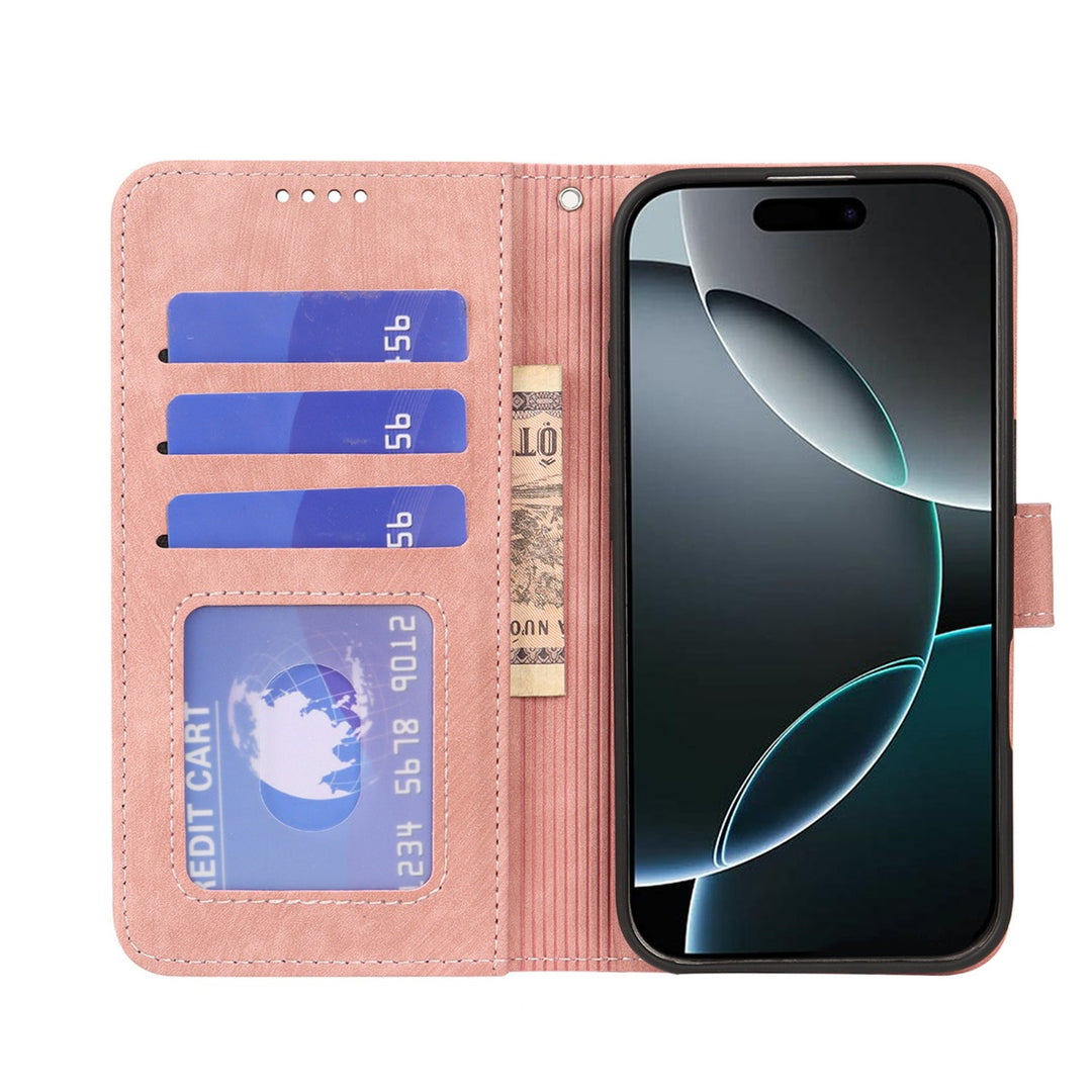 Drune | Apple kleine runde Schnalle Flip Handyhülle