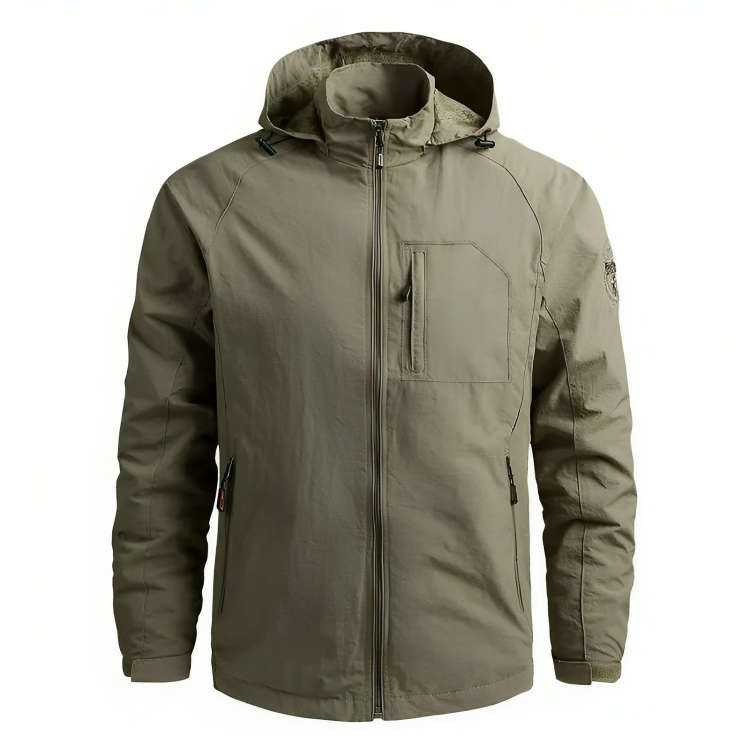 Drune | Wasserdichter Kapuzenwindbreaker für Herren