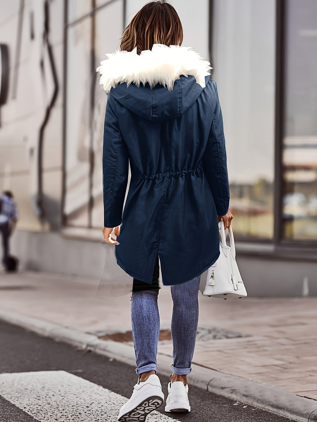 Drune | Kapuzenpullover Zugkordel Parka Mantel