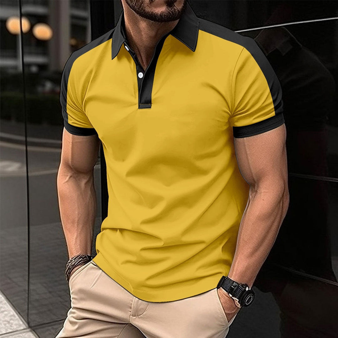 Drune | Großes Twill-Poloshirt