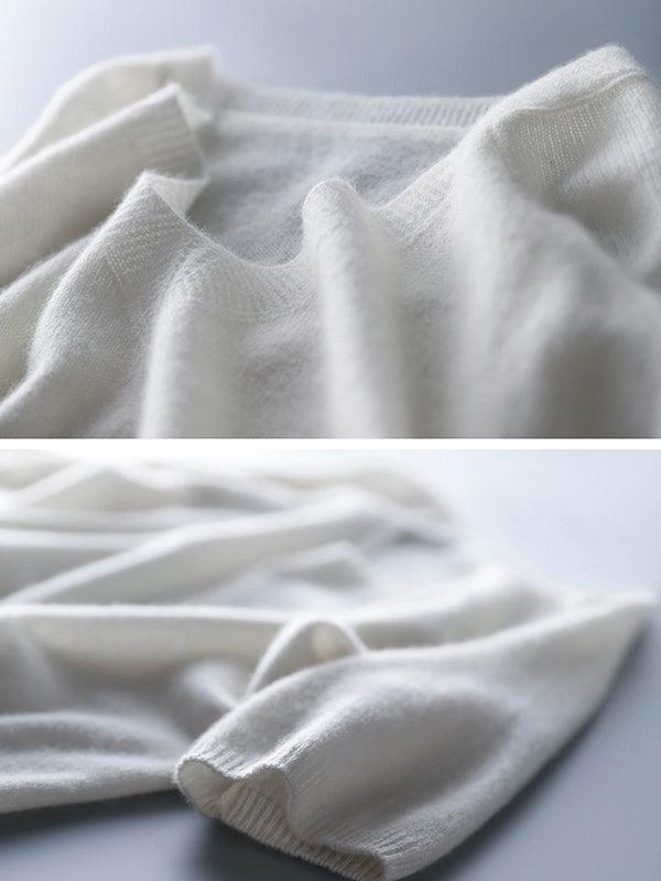 Drune | Luxurious soft cashmere V-neck sweater for women