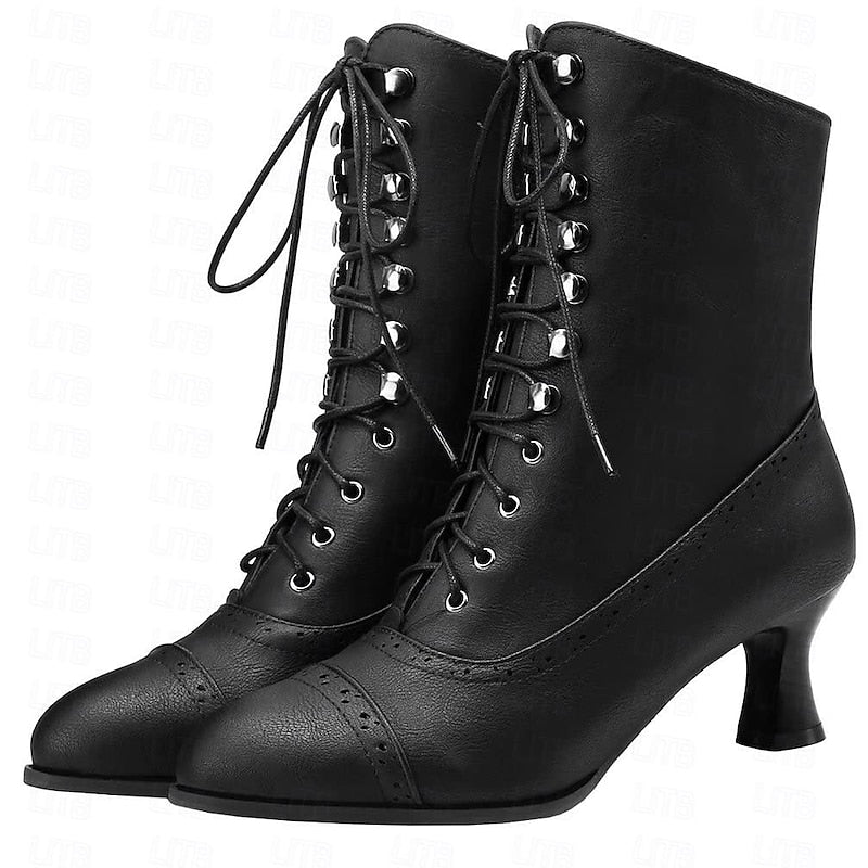 Vintage Komfort-Stiefel für Damen Drune Drune