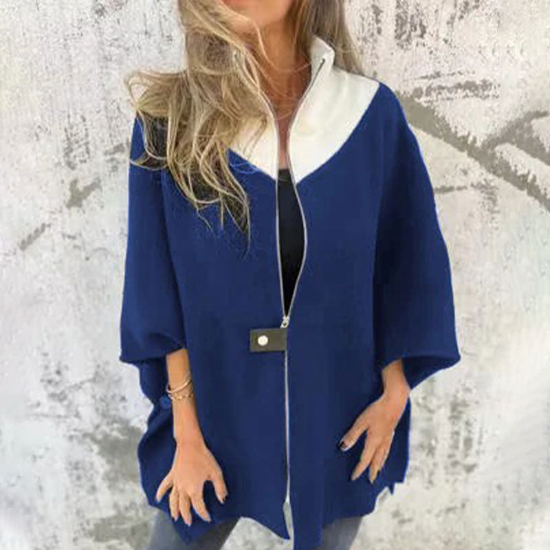 Drune | Bicolor-Langjacke für elegante Lagenlooks
