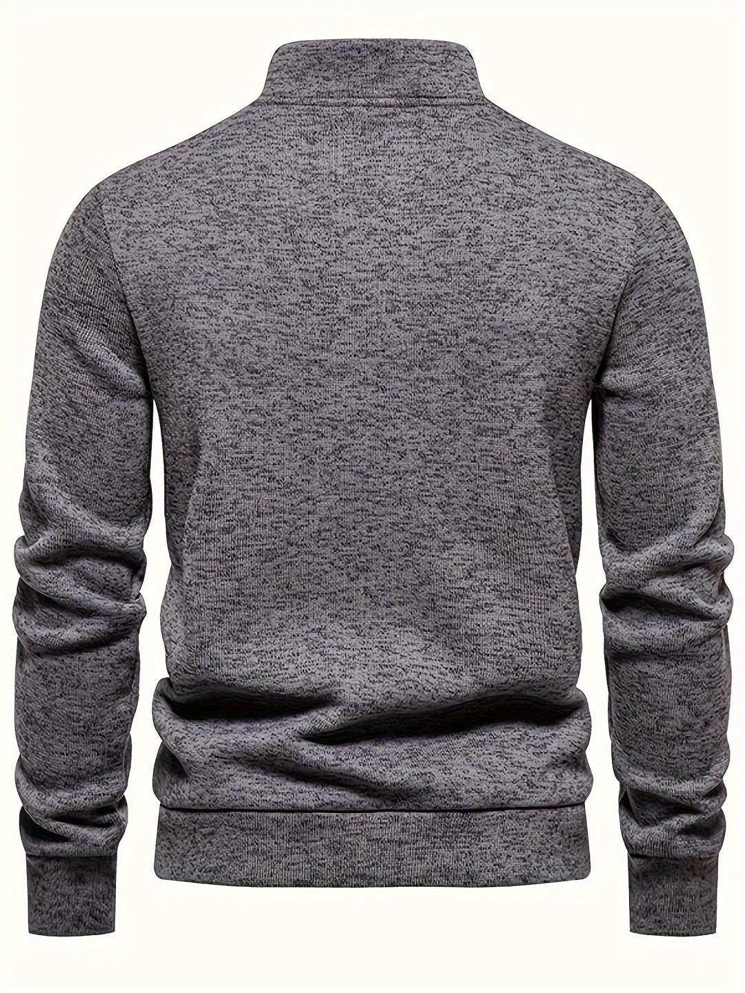 Drune | Strickpullover mit Knöpfen und Hohem Kragen Bequem und Warm Acryl