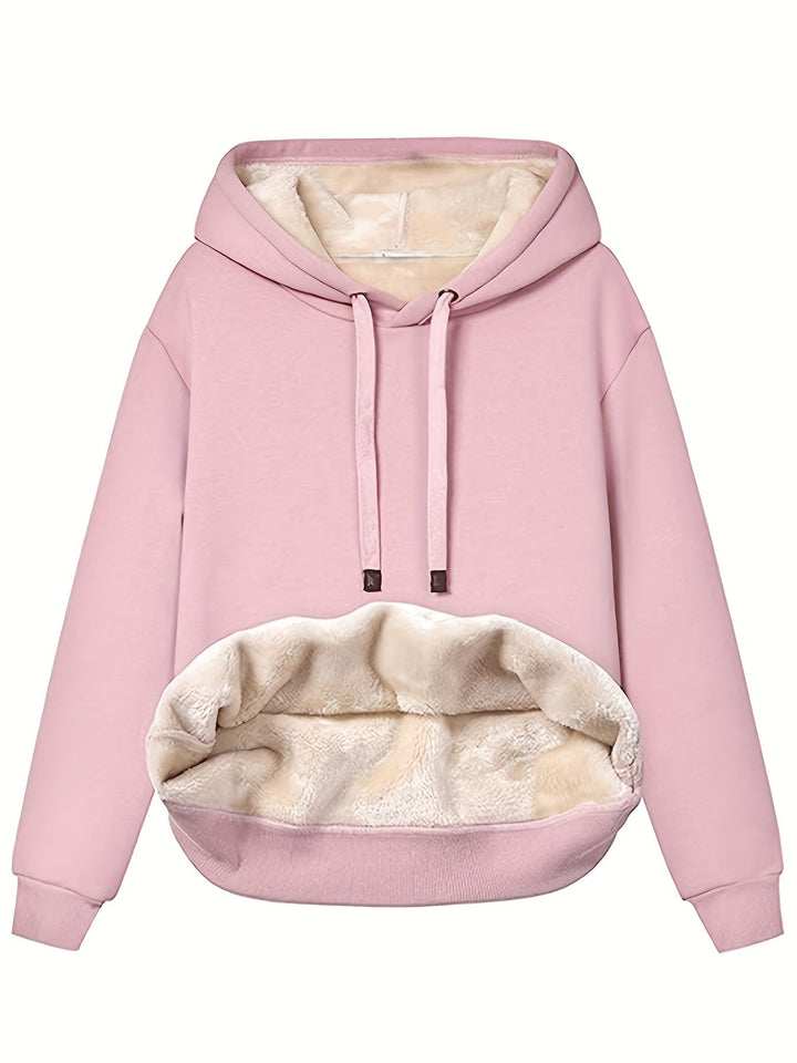 Drune | Fleece Pullover Hoodie mit Kapuze für Damen - Perfekt für Outdoor-Aktivitäten