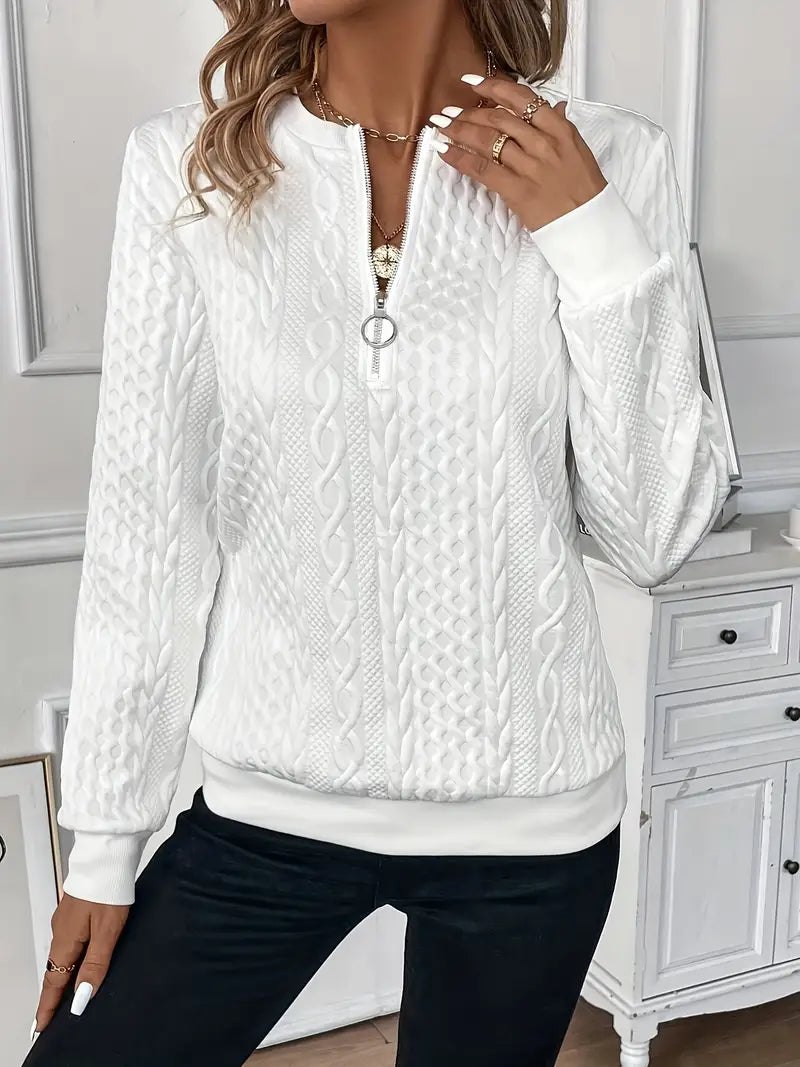 Drune | SWEATER MIT REISSVERSCHLUSS