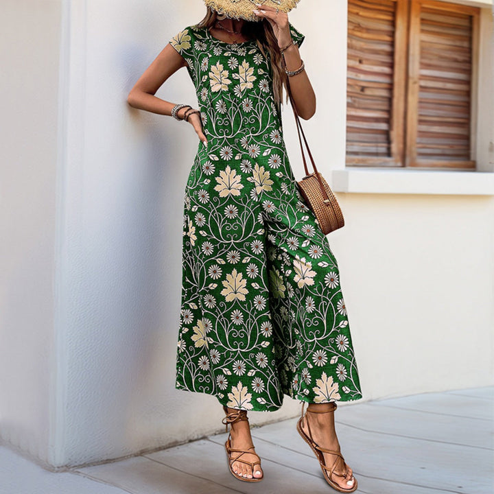 Drune | Lockerer Jumpsuit mit Blumendruck