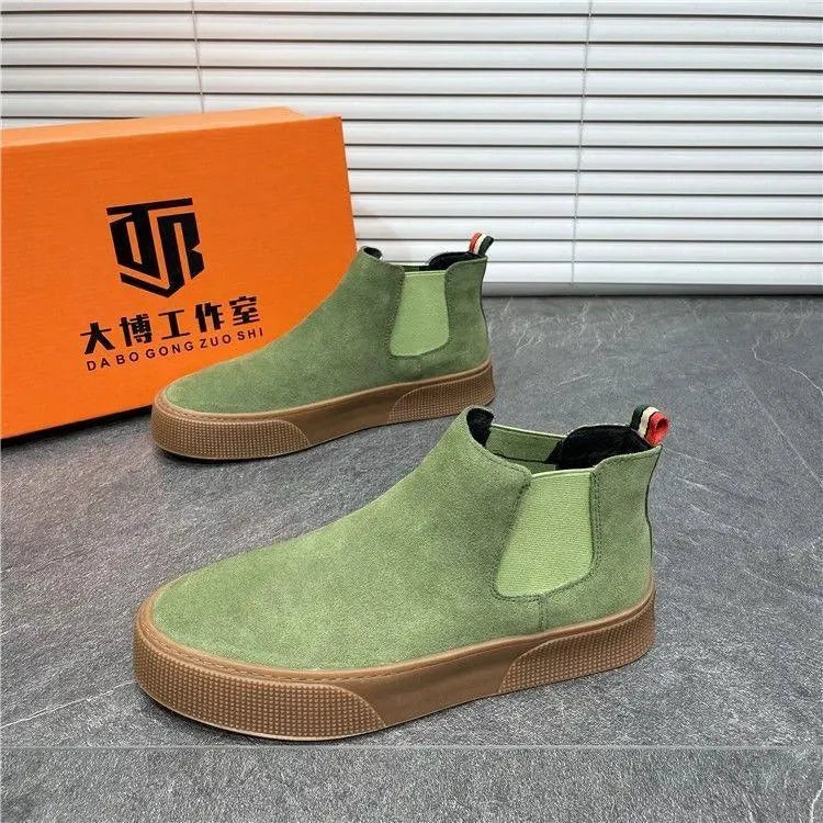 Drune | Chelsea Boots Herren aus Samt – Eleganter und lässiger Stil