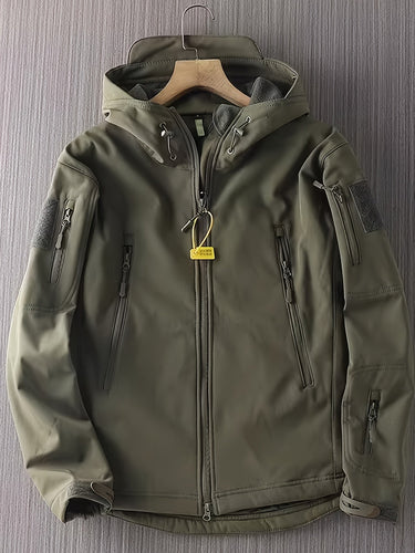 Drune | einfarbige Windjacke mit Taschen für Herren - Perfekt für Outdoor-Aktivitäten