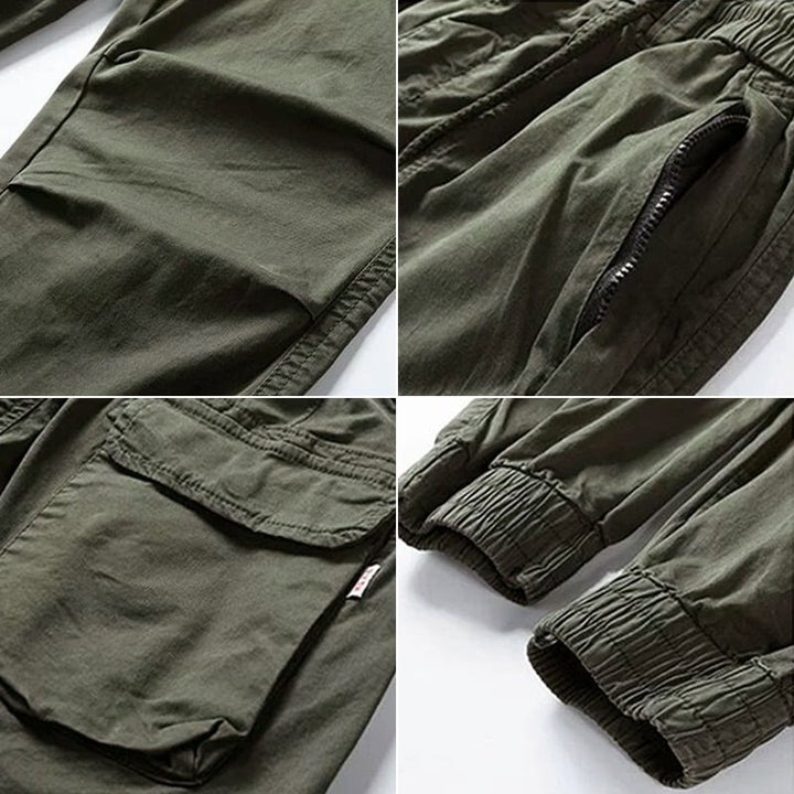 Drune | Stretch Cargo-Hose mit Taschen