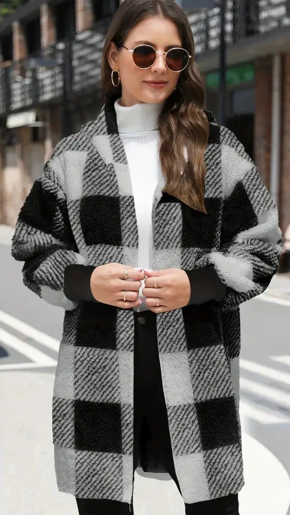 Drune | Damen Langarm Kapuzen Cardigan