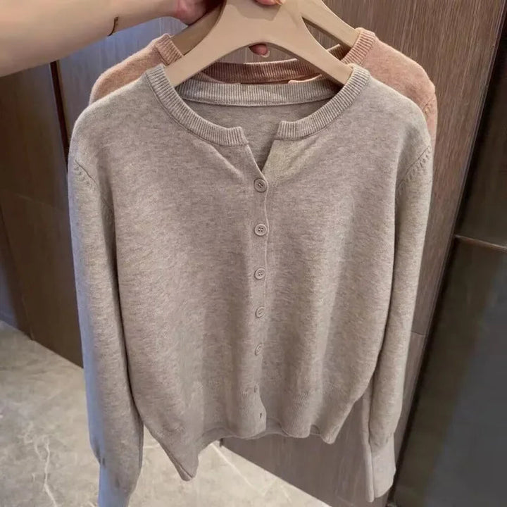 Drune | grob gestrickter Woll-Kardigan-Pullover