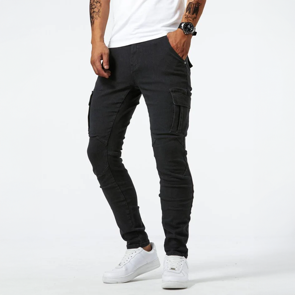 Drune | Premium Stretch Cargo Jeans