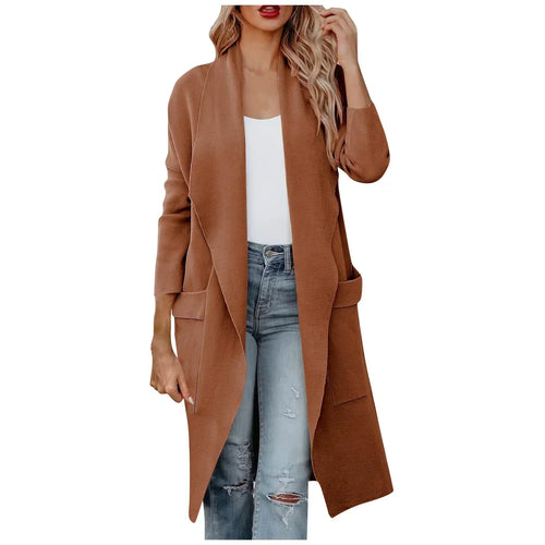 Drune | Schicke Damenjacke mit Langer Passform und Gürtel
