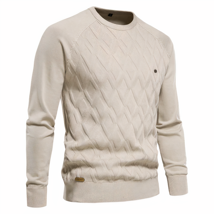 Drune - Strickpullover mit Rautenmuster