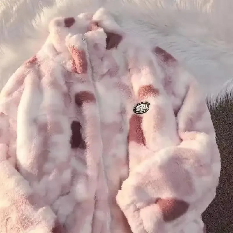 Drune - Batik-fleecejacke