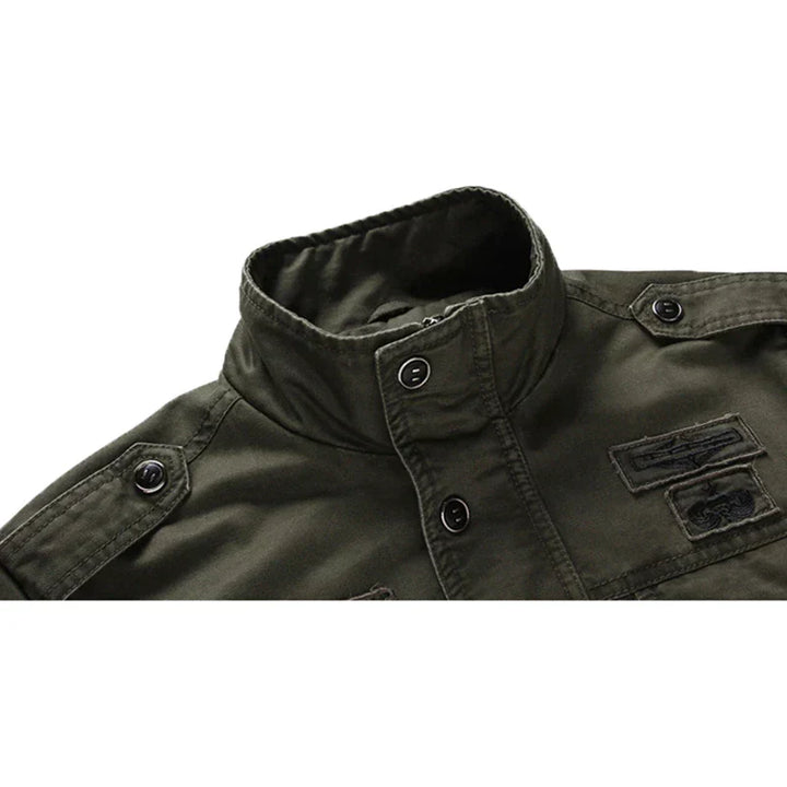 Drune | Motorradjacke Mit Langen Ärmeln Und Reißverschluss Für Herren