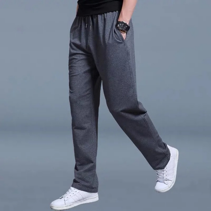 Drune | Jogginghose mit Tunnelzug - Bequeme Freizeithose mit geradem Bein und elastischem Bund für Alltag & Sport