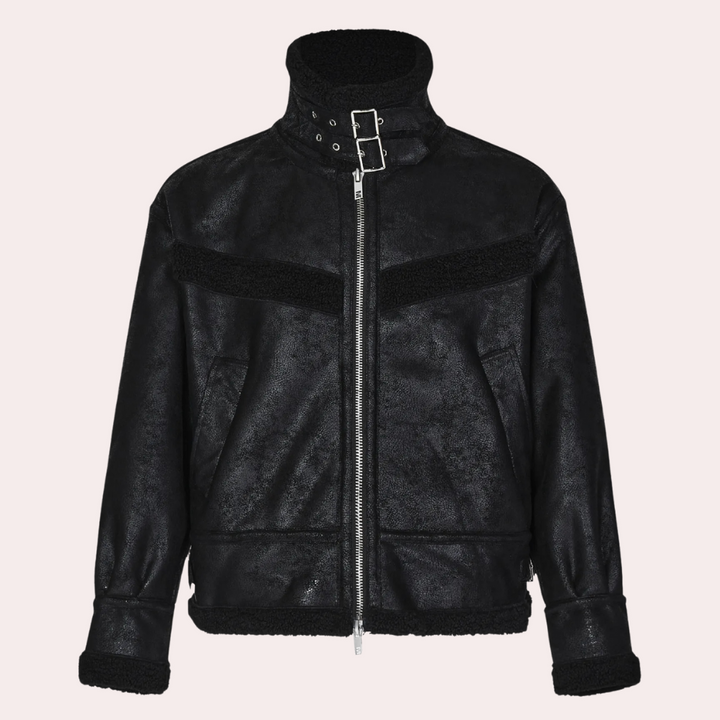 Drune | Herrenjacke in Schwarz und Braun