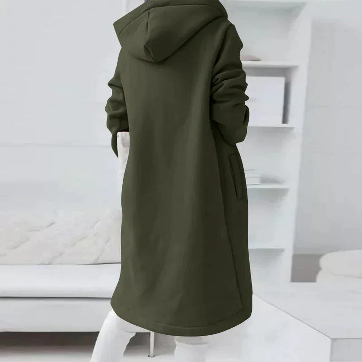 Drune | Lange Kapuzenjacke Mit Reißverschluss